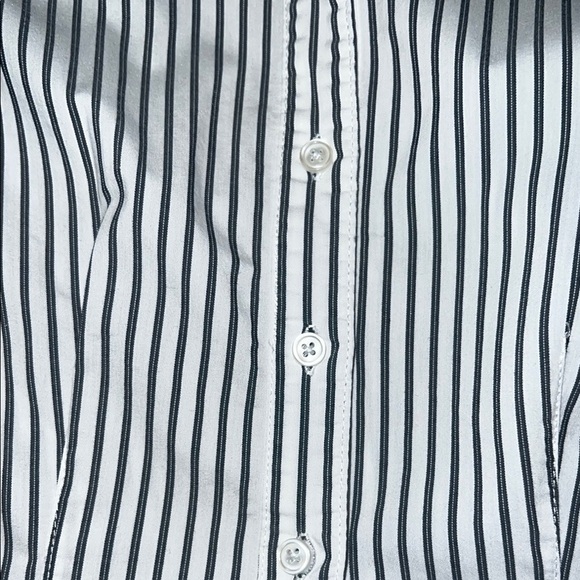 Covington Women’s Striped Blouse Black and White Classic Design Size MP - Picture 8 of 14
